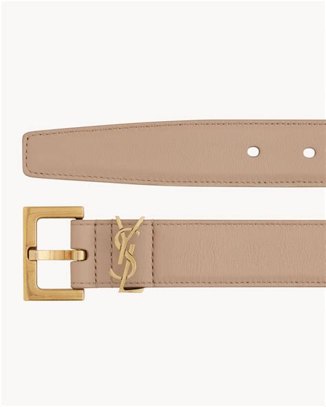 reversible ysl belt|SAINT LAURENT cassandre belt in shiny leather .